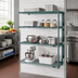 Thumbnail image #2 for EagleGard 4-Tier Add-On Wire Shelving Unit, 48 x 21 x 63 Inches, Blue-Green Hybrid Epoxy