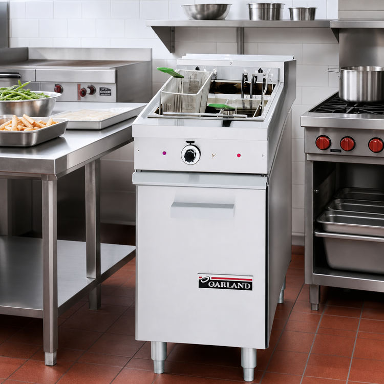 Product image #2 for Garland Sentry S18SF Range-Match Electric Restaurant Fryer, 30 lb, 16 kW