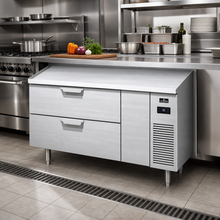 Product image #2 for La Rosa 42-Inch Remote Refrigerated Equipment Stand with 2 Drawers