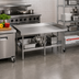 Thumbnail image #2 for Mixrite Stainless Steel Open Base Equipment Stand with Adjustable Undershelf, 30-1/4 Inch W x 36 Inch D x 25-3/4 Inch H