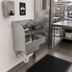 Thumbnail image #2 for Glastender Wall-Mounted Stainless Steel Hand Sink with Faucet, Side Splashes, and Drain Fitting