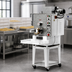 Thumbnail image #2 for Trento Avancini TRD110 Dual Tank Floor Model Commercial Pasta Machine