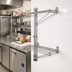 Thumbnail image #2 for Eagle Group Adjustable Post Wire Wall Mount Prepackaged End Unit for 14-Inch Shelves, Stainless Steel Finish