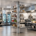 Thumbnail image #2 for Back-To-Back Floor-To-Ceiling Aluminum Cantilever Shelving Upright, 120 Inch