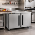 Thumbnail image #2 for Traulsen Centerline 48-Inch Two-Section Compact Undercounter Freezer with Left-Hinged Solid Doors