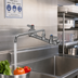 Thumbnail image #2 for Equip 8-Inch Center Wall-Mount Mixing Faucet with 16-Inch Swivel Nozzle