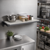 Thumbnail image #2 for Cambro Camshelving Elevation Series Wall-Mounted Solid Shelf Kit, 21 x 36 Inches, Brushed Graphite