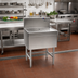 Thumbnail image #2 for Spec-Bar Stainless Steel Sink Workboard with Perforated Insert and Drain, 12 x 24 Inches