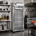 Thumbnail image #2 for Continental Refrigerator 1FXSNSSGD One-Section Extra-Wide Display Reach-in Freezer with Shallow Depth
