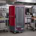 Thumbnail image #2 for Metro C5 3 Series Mobile 3/4 Height Insulated Heated Holding Cabinet with Clear Polycarbonate Door, 27 Pan Capacity, 120V