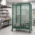 Thumbnail image #2 for EagleGard Mobile Wire Security Cage with Dual Padlock Doors and Casters