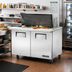 Thumbnail image #2 for True 48-Inch Mega-Top 2-Door Sandwich/Salad Prep Table, Self-Contained R290, 18-Pan Capacity