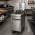 Thumbnail image #2 for Titan JTFF-40-18 18-Inch Heavy Duty Gas Fryer with 40-50 lb. Capacity