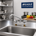 Thumbnail image #2 for Eagle Group Deck Mount Manual Faucet with 8-Inch Swing Spout, 4-Inch Centers, Low-Lead