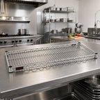 Thumbnail image #2 for Eagle Group QuadTruss 1836S 36 x 18 Inch Stainless Steel QuadTruss Wire Shelf, 800 lb. Capacity Case of 4