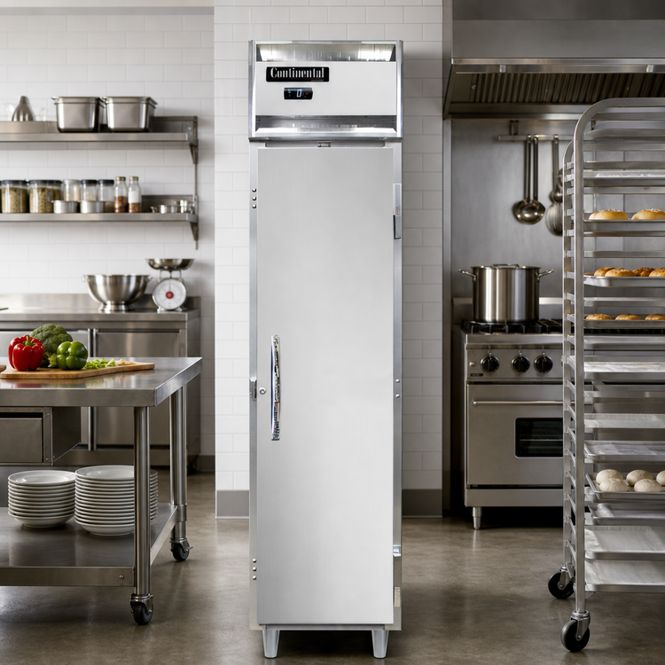 Product image #2 for Continental Refrigerator Designer Slim Line D1FSEN 1-Section Full-Height Reach-In Freezer
