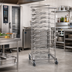 Thumbnail image #2 for RATIONAL Mobile Plate Rack for 10-Half Size Pro/Classic, 26-Plate Capacity, Casters