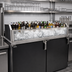 Thumbnail image #2 for Glastender GDU-18X108 Back Bar Bottled Beverage Glass Ice Display Unit, 108-Inch Wide x 18-Inch Deep
