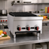 Thumbnail image #2 for BakeMax 18-Inch Natural Gas Countertop Charbroiler with 3 Manual Burners