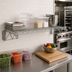 Thumbnail image #2 for Quantum Wall-Mount Cantilever Single Wire Shelf, 30 x 21 Inches, Chrome Plated