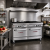 Thumbnail image #2 for Southbend Ultimate 60-Inch Gas Restaurant Range with 4 Burners, 36-Inch Charbroiler and 2 Convection Ovens