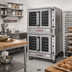 Thumbnail image #2 for Southbend Platinum Double-Deck Electric Bakery Convection Oven, 11 kW Per Deck, Standard Controls, Independent Doors