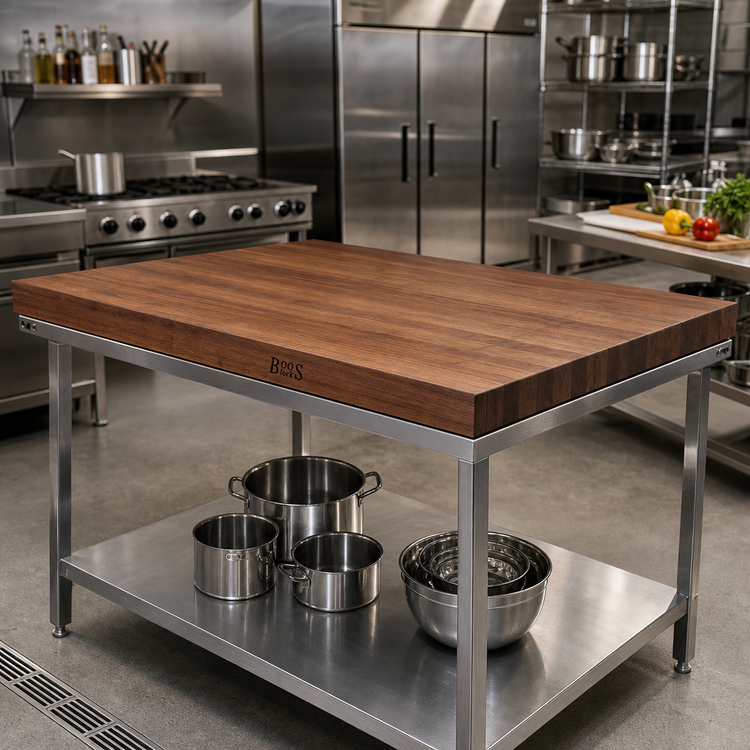 Product image #2 for Boos Block American Black Walnut Kitchen Countertop with Varnique Finish, 60 x 38 x 2-1/4 Inches
