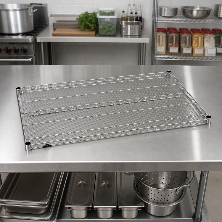 Product image #2 for Metro Super Erecta 24"W x 18"D Stainless Steel Wire Shelf