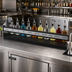 Thumbnail image #2 for Glastender 30-Inch Single Clip-On Stainless Steel Speed Rail with Lift-Off Liquor ID Cover