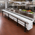 Thumbnail image #2 for Dinex DXIESR16 16-Foot PVC Roller Tray Make-Up Conveyor