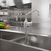 Thumbnail image #2 for EverSteel Stainless Steel Single-Hole Deck Mount Single Lever Manual Faucet with 8-Inch Swing Nozzle