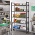 Thumbnail image #2 for Cambro Camshelving Basics Plus 18-Inch Deep x 54-Inch Wide x 64-Inch High 5-Shelf Stationary Polymer Shelving Starter Unit