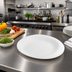 Thumbnail image #3 for Ardesia 12-Inch Oval Porcelain Plate, Creamy White