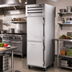 Thumbnail image #2 for True SPEC SERIES One-Section Pass-Thru Reach-In Refrigerator, Self-Contained Top Mounted, 2 Half Front Doors and Rear Door