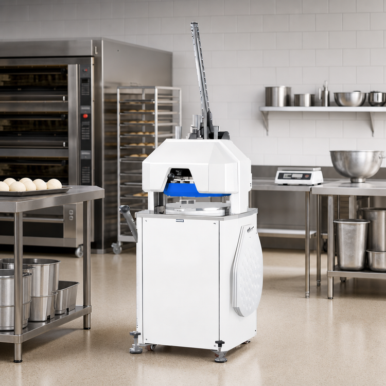 Product image #2 for Doyon DSA4430 Semi-Automatic Wheel-Mounted Dough Divider/Rounder, 30-Piece, 4 kg Capacity