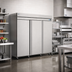 Thumbnail image #2 for Hoshizaki Steelheart Three-Section Stainless Steel Reach-In Freezer, Solid Doors, Standard Depth
