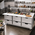 Thumbnail image #3 for Beverage Air 72-Inch Three-Section Mega Top Refrigerated Prep Table with 6 Drawers and 24-Pan Top