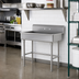 Thumbnail image #2 for Advance Tabco ADA Freestanding Service Sink, 40 x 19-1/2 Inch, 5-Inch Deep Bowl
