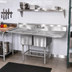 Thumbnail image #2 for Eagle Spec-Master FN Series Two-Compartment Coved Corner Stainless Steel Sink with 30-Inch Right Drainboard, 67-1/2-Inch Wide