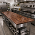 Thumbnail image #2 for Boos Block American Black Walnut Blended Edge Grain Kitchen Countertop, 120 x 30 x 1-1/2 Inches, Varnique Finish