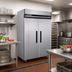 Thumbnail image #2 for Maxx Cold X-Series Two-Section Reach-In Freezer, 49 Cu. Ft., Self-Contained, Top-Mounted Compressor