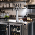 Thumbnail image #2 for Perlick Panther Style 4-Faucet Wine Dispensing Kit for Third Door Kegerators, Chrome