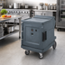 Thumbnail image #3 for Cambro Camtherm® Low Profile Electric Hot/Cold Holding Cart, Single Door, 11 Sheet Pan Capacity, Granite Gray