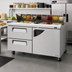 Thumbnail image #2 for Turbo Air Super Deluxe 60-Inch Two-Section Sandwich/Salad Prep Table with 2 Drawers and 1 Right-Hinged Door