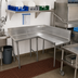 Thumbnail image #2 for Advance Tabco Korner Left-Hand Corner Clean L-Shaped Dishtable, 47 Inch, 16 Gauge 304 Stainless Steel