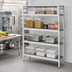 Thumbnail image #2 for Fermostock 4-Tier Stationary Polymer Shelving Starter Unit, 31 W x 22 D x 66 H