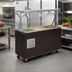 Thumbnail image #2 for Vollrath 2-Series Affordable Portable Refrigerated Cold Food Pan Buffet Station, 3-Pan, Walnut Woodgrain
