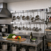 Thumbnail image #2 for John Boos PRW27 144-Inch Wall-Mount Double-Bar Stainless Steel Pot Rack with 24 Hooks