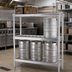 Thumbnail image #2 for Panco KRB1893A 3-Sided Beer Keg Rack Frame, 93 x 18 Inch, Aluminum Tubular Construction