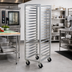 Thumbnail image #2 for Carter-Hoffmann O8640 Double-Width Fixed-Angle Aluminum Pan Rack for 40 18 x 26 Trays